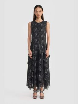 Perona - Women Calista Black Maxi Dress