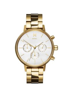 MVMT - Nova Dual Time Silver Round Dial Womens Watch - D-FC01-G