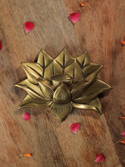 Revive Home - Brass Lotus Wall Hanging