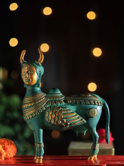 Revive Home - Brass Kamdhenu Idol