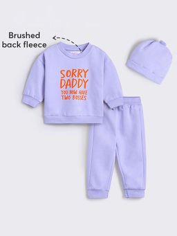 Hopscotch - 3-Piece Unisex Brushed Fleece Co-Ord Set with Cap