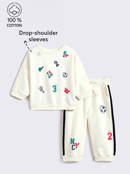Hopscotch - 2-Piece Pure Cotton Graphic Print Co-Ord Set