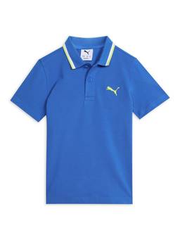 Puma - Essentials Pre-School Kids' Tipping Blue Polo T-shirt