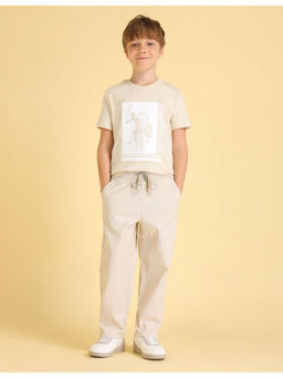 U.S. POLO ASSN. - Natural Beige Boys Trouser