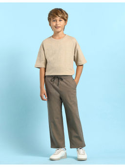 U.S. POLO ASSN. - Brown Vertical Striped Trouser