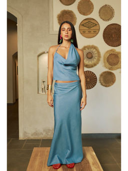 Essgee - Blue Milly Maxi Skirt