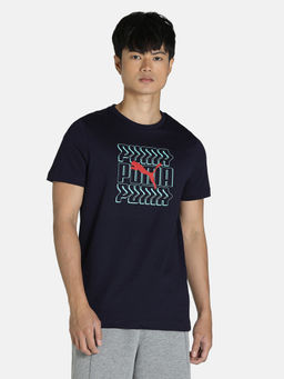 Puma - Graphic Tee X Men Blue T-shirt