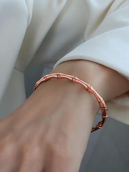 Peora - Rose Gold Plated Openable Bracelet Fancy Stylish Fashion Jewellery