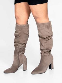 Truffle Collection - Khaki Solid Casual Boots