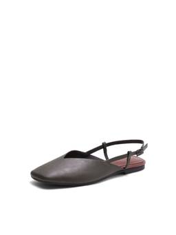RAREISM - Elina Women Olive Solid Slingback Sandals