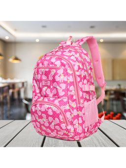 Tinytot - Pink Printed School Backpack (3-12 Years)