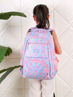 Tinytot - Blue Printed School Backpack (3-12 Years)