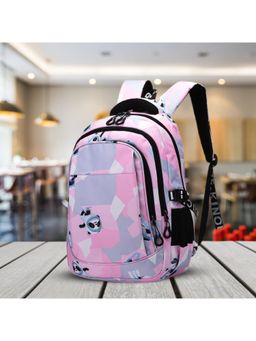 Tinytot - Pink Printed School Backpack (3-12 Years)