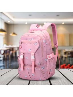 Tinytot - Pink Printed School Backpack (3-12 Years)