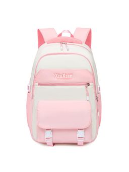 Tinytot - Pink Colorblock School Backpack (3-12 Years)