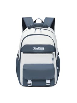 Tinytot - Grey Colorblock School Backpack (3-12 Years)