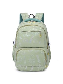 Tinytot - Green Printed School Backpack (3-12 Years)