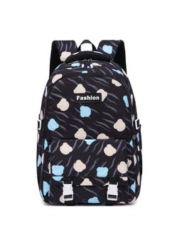 Tinytot - Black Printed School Backpack (3-12 Years)