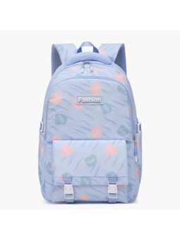 Tinytot - Blue Printed School Backpack (3-12 Years)