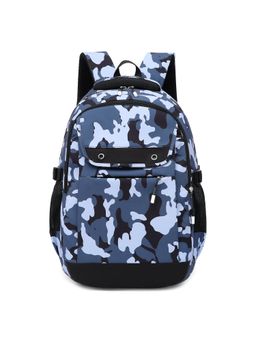 Tinytot - Black Camouflage Printed School Backpack (3-12 Years)