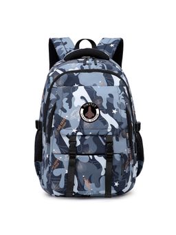 Tinytot - Blue Printed School Backpack (3-12 Years)