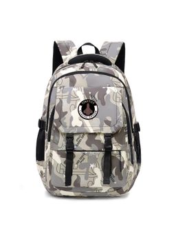 Tinytot - Beige Printed School Backpack (3-12 Years)