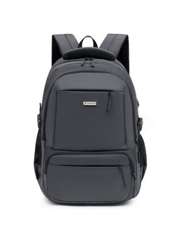 Tinytot - Grey Solid School Laptop Backpack (3-12 Years)