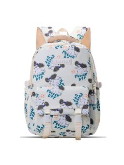 Tinytot - Beige Printed School Backpack (3-12 Years)