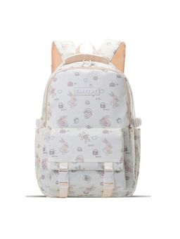 Tinytot - Beige Printed School Backpack (3-12 Years)
