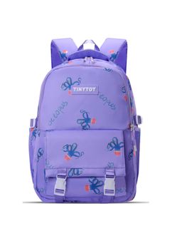 Tinytot - Purple Printed School Backpack (3-12 Years)