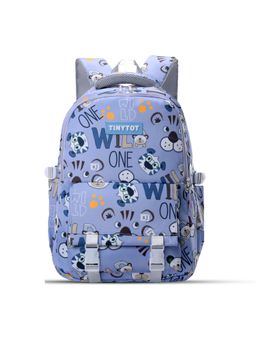 Tinytot - Blue Printed School Backpack (3-12 Years)