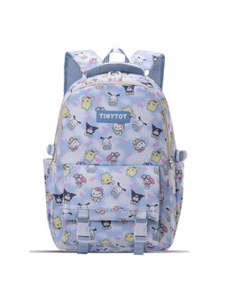 Tinytot - Blue Printed School Backpack (3-12 Years)