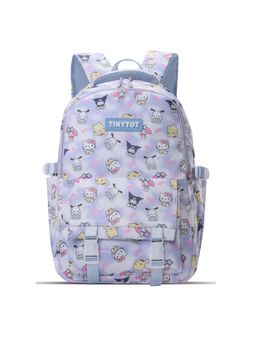 Tinytot - Purple Printed School Backpack (3-12 Years)