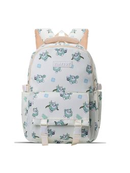Tinytot - Beige Printed School Backpack (3-12 Years)