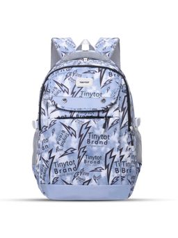 Tinytot - Blue Typography School Backpack (3-12 Years)