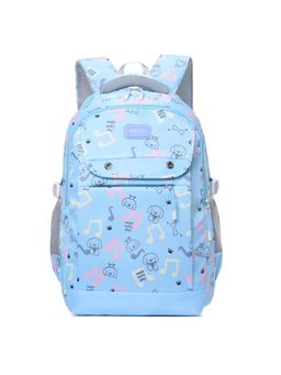 Tinytot - Blue Printed School Backpack (3-12 Years)