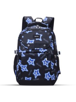Tinytot - Black Printed School Backpack (3-12 Years)