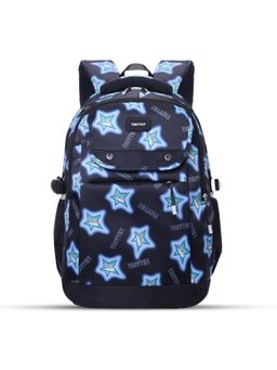 Tinytot - Black Printed School Backpack (3-12 Years)