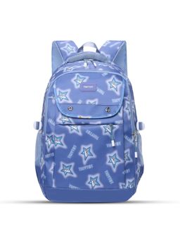 Tinytot - Blue Printed School Backpack (3-12 Years)