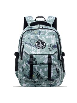 Tinytot - Green Typography School Backpack (3-12 Years)