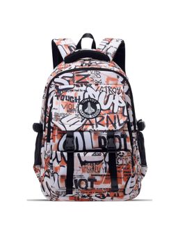Tinytot - Orange Typography School Backpack (3-12 Years)