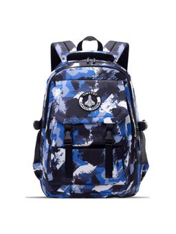 Tinytot - Blue Printed School Backpack (3-12 Years)