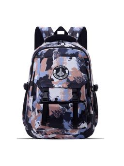 Tinytot - Brown Printed School Backpack (3-12 Years)
