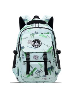 Tinytot - Green Printed School Backpack (3-12 Years)