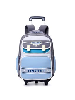 Tinytot - Grey Stylish & Trendy Trolley Backpack (3-12 Years)
