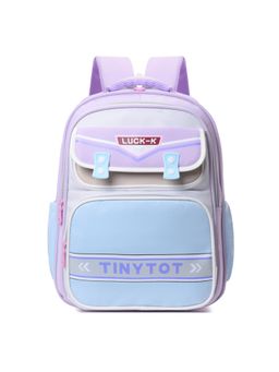 Tinytot - Purple Colorblock School Backpack (3-12 Years)