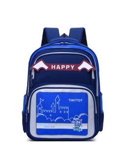 Tinytot - Blue Colorblock School Backpack (3-12 Years)