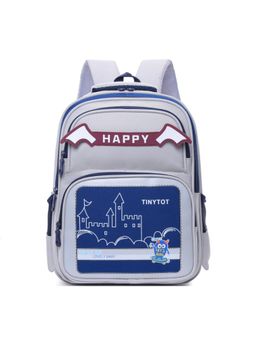 Tinytot - Grey Colorblock School Backpack (3-12 Years)