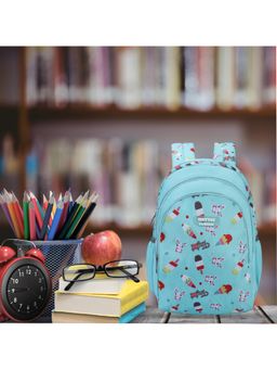 Tinytot - Blue Printed School Backpack (3-12 Years)