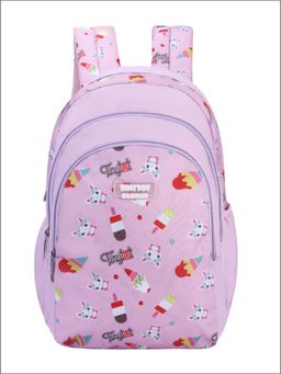 Tinytot - Purple Printed School Backpack (3-12 Years)